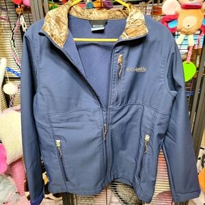 Columbia jacket blue & camo